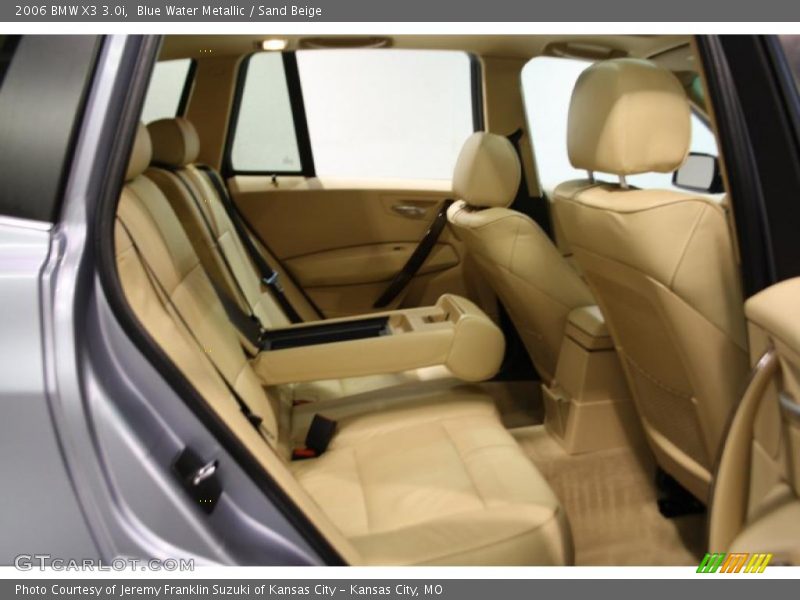 Blue Water Metallic / Sand Beige 2006 BMW X3 3.0i