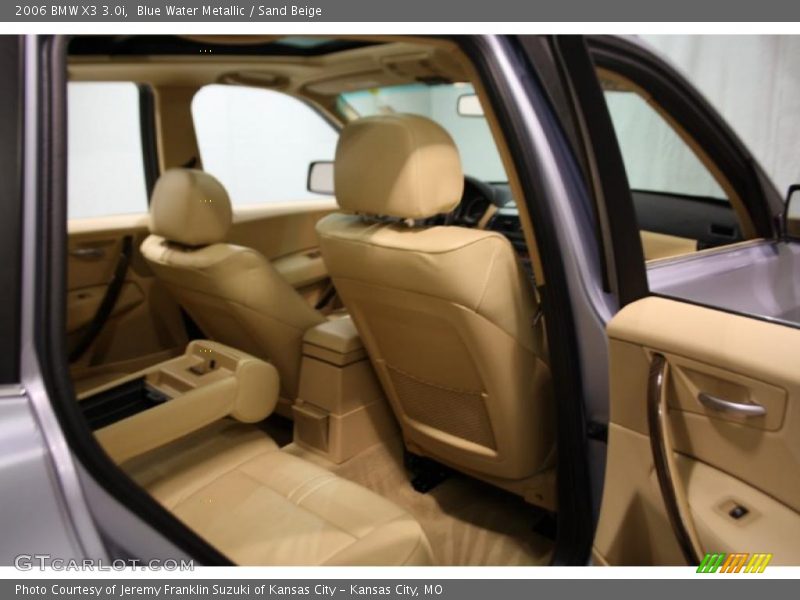 Blue Water Metallic / Sand Beige 2006 BMW X3 3.0i
