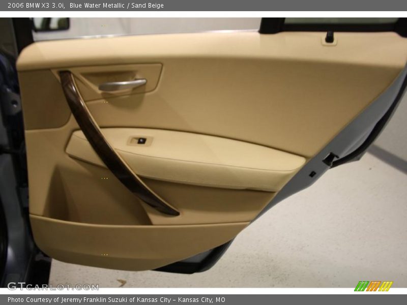 Blue Water Metallic / Sand Beige 2006 BMW X3 3.0i