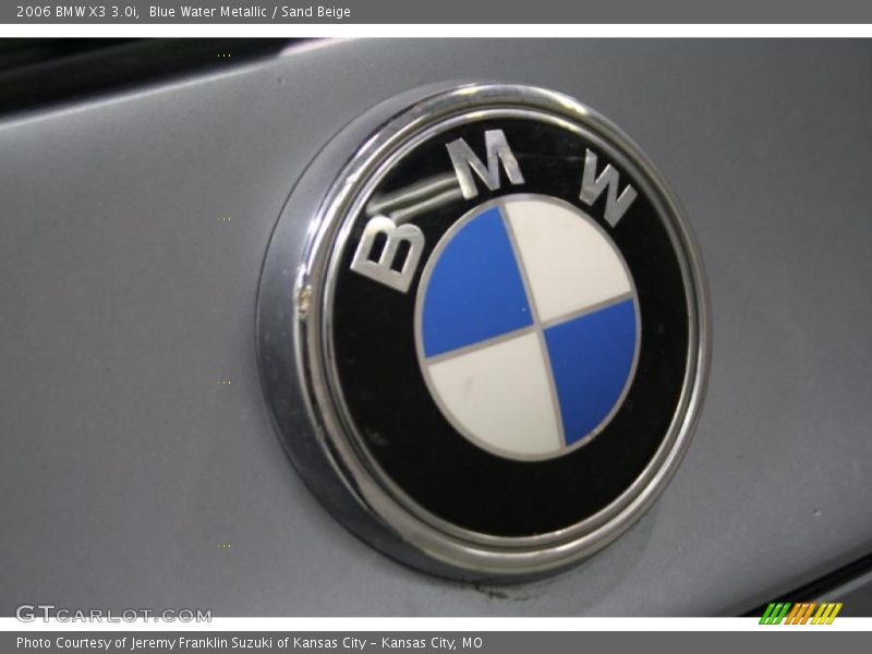 Blue Water Metallic / Sand Beige 2006 BMW X3 3.0i