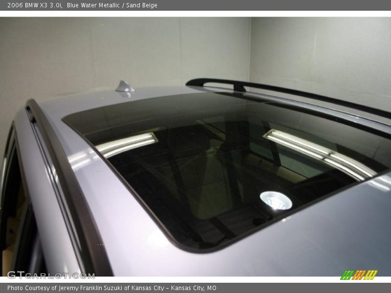 Blue Water Metallic / Sand Beige 2006 BMW X3 3.0i