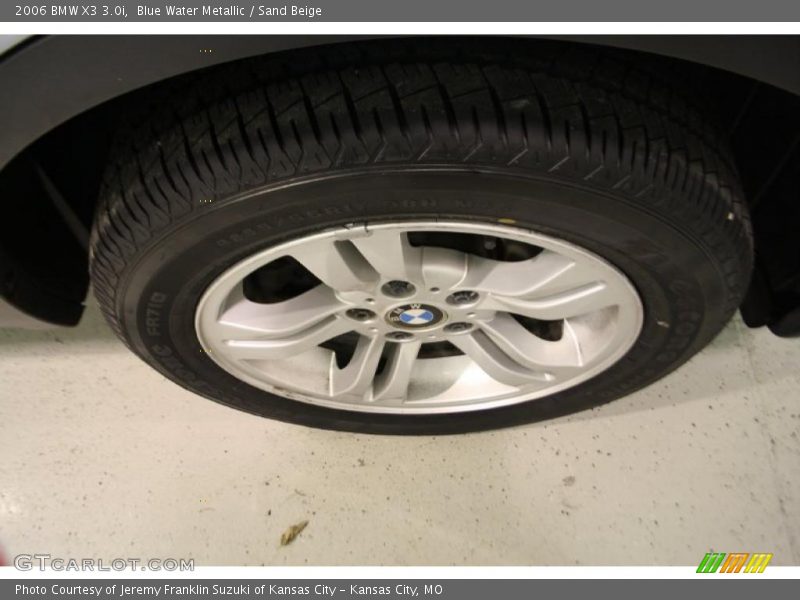 Blue Water Metallic / Sand Beige 2006 BMW X3 3.0i