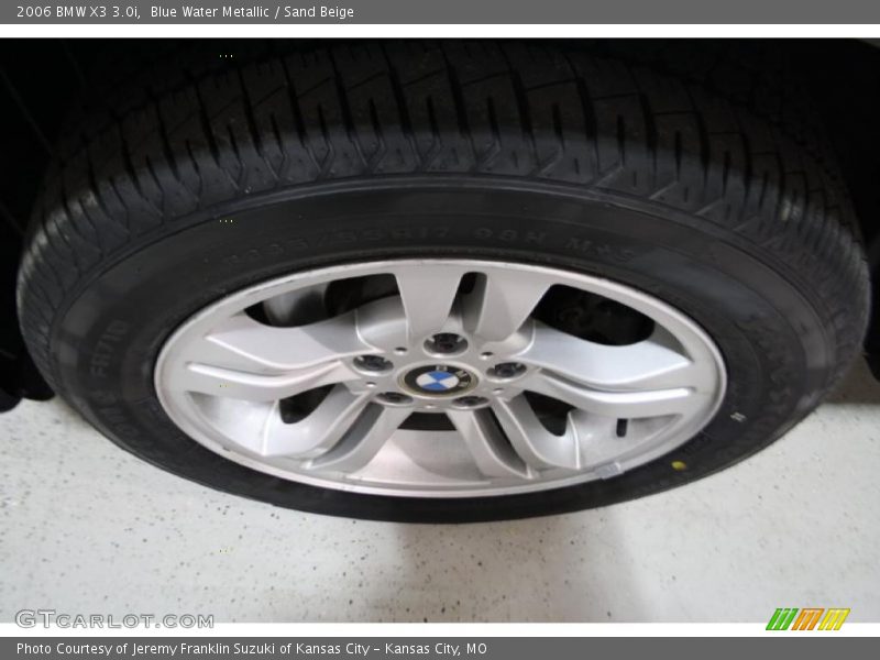 Blue Water Metallic / Sand Beige 2006 BMW X3 3.0i