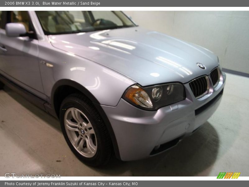 Blue Water Metallic / Sand Beige 2006 BMW X3 3.0i