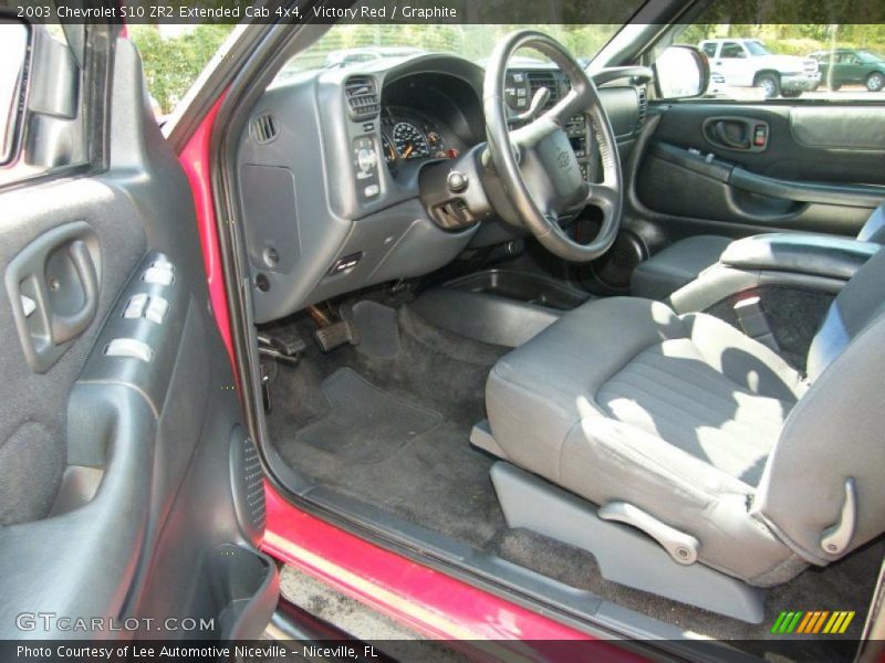  2003 S10 ZR2 Extended Cab 4x4 Graphite Interior