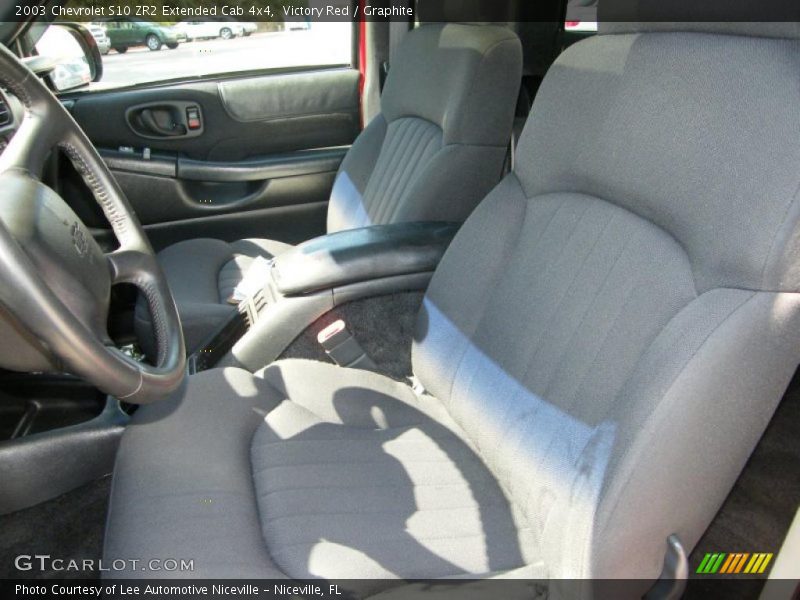  2003 S10 ZR2 Extended Cab 4x4 Graphite Interior