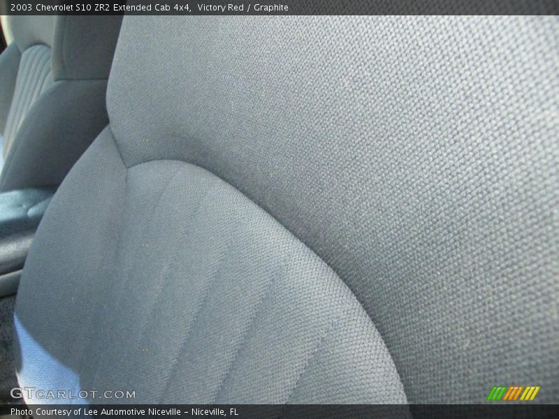 Victory Red / Graphite 2003 Chevrolet S10 ZR2 Extended Cab 4x4