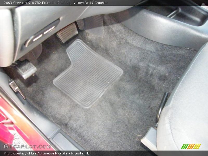 Victory Red / Graphite 2003 Chevrolet S10 ZR2 Extended Cab 4x4