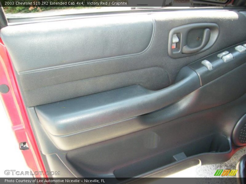Victory Red / Graphite 2003 Chevrolet S10 ZR2 Extended Cab 4x4
