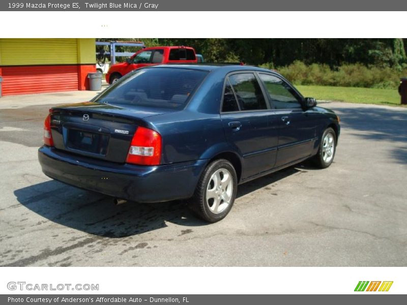 Twilight Blue Mica / Gray 1999 Mazda Protege ES