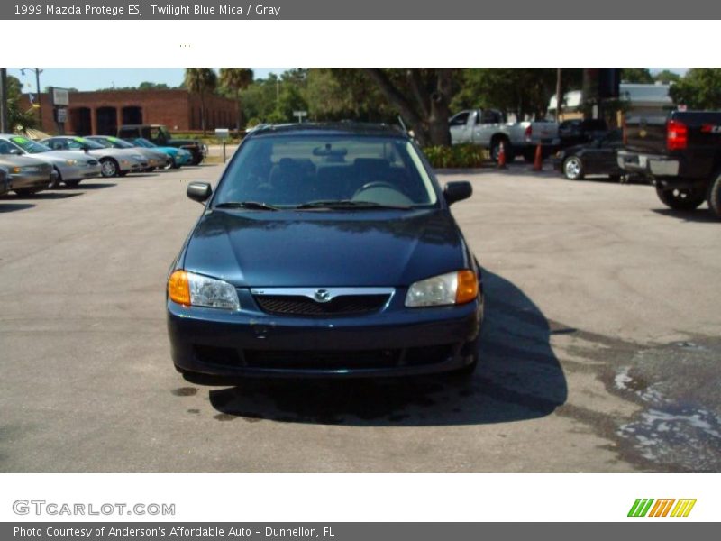 Twilight Blue Mica / Gray 1999 Mazda Protege ES