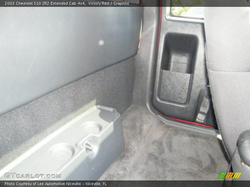 Victory Red / Graphite 2003 Chevrolet S10 ZR2 Extended Cab 4x4