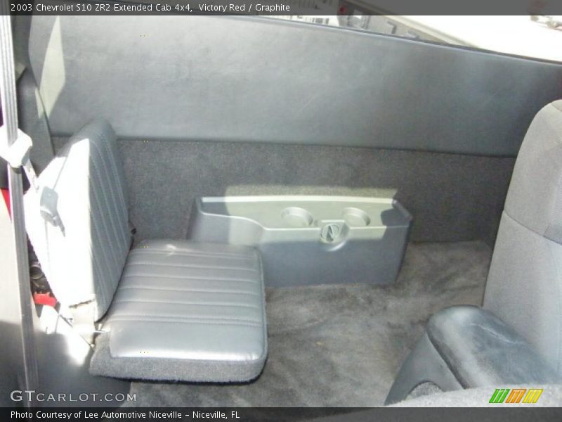 Victory Red / Graphite 2003 Chevrolet S10 ZR2 Extended Cab 4x4