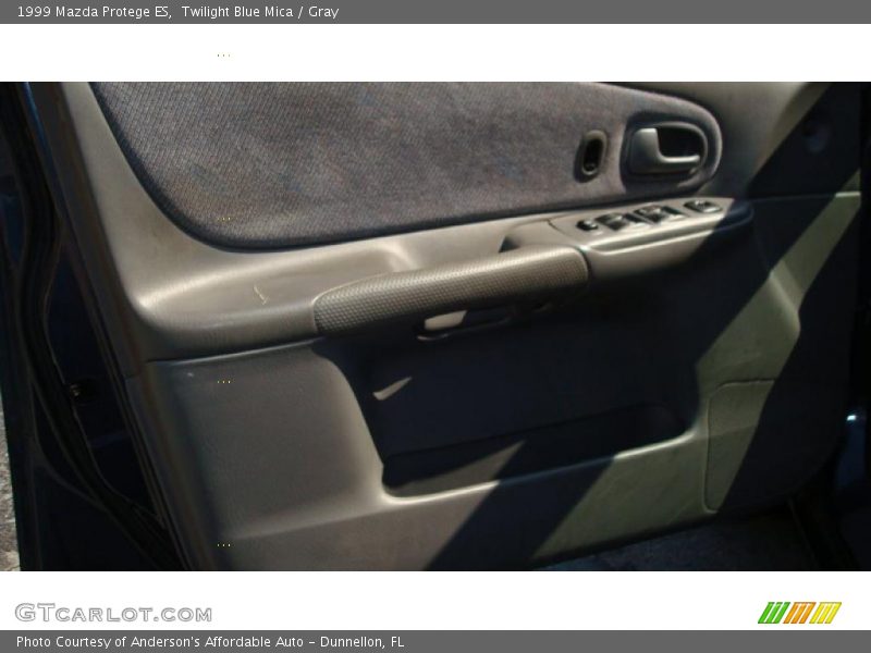 Twilight Blue Mica / Gray 1999 Mazda Protege ES