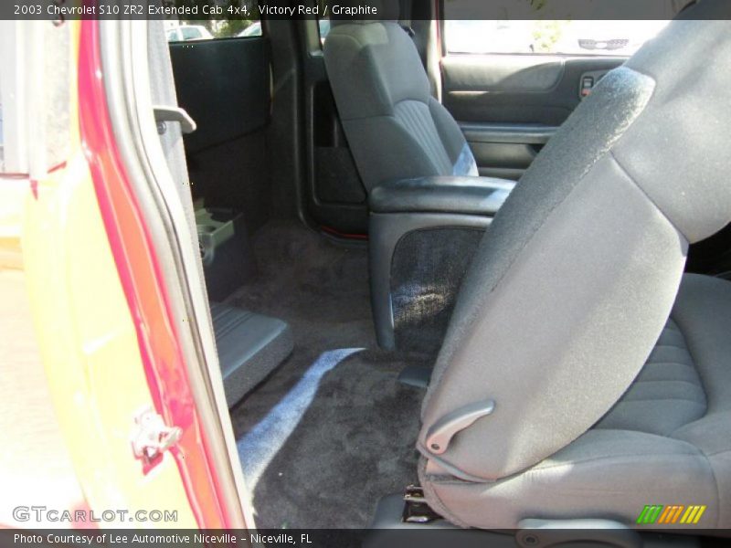 Victory Red / Graphite 2003 Chevrolet S10 ZR2 Extended Cab 4x4