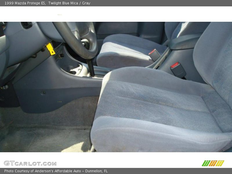 Twilight Blue Mica / Gray 1999 Mazda Protege ES