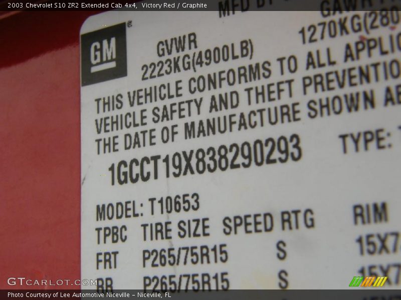 Victory Red / Graphite 2003 Chevrolet S10 ZR2 Extended Cab 4x4