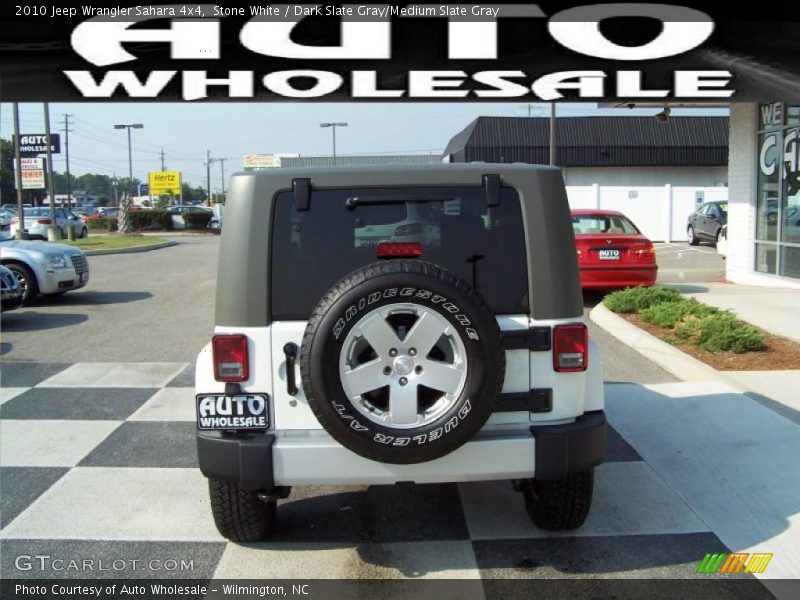 Stone White / Dark Slate Gray/Medium Slate Gray 2010 Jeep Wrangler Sahara 4x4