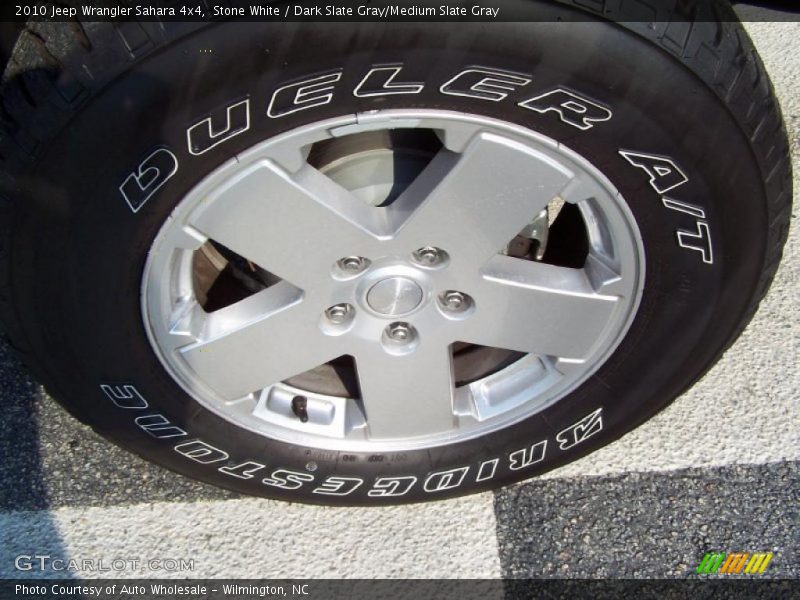 Stone White / Dark Slate Gray/Medium Slate Gray 2010 Jeep Wrangler Sahara 4x4