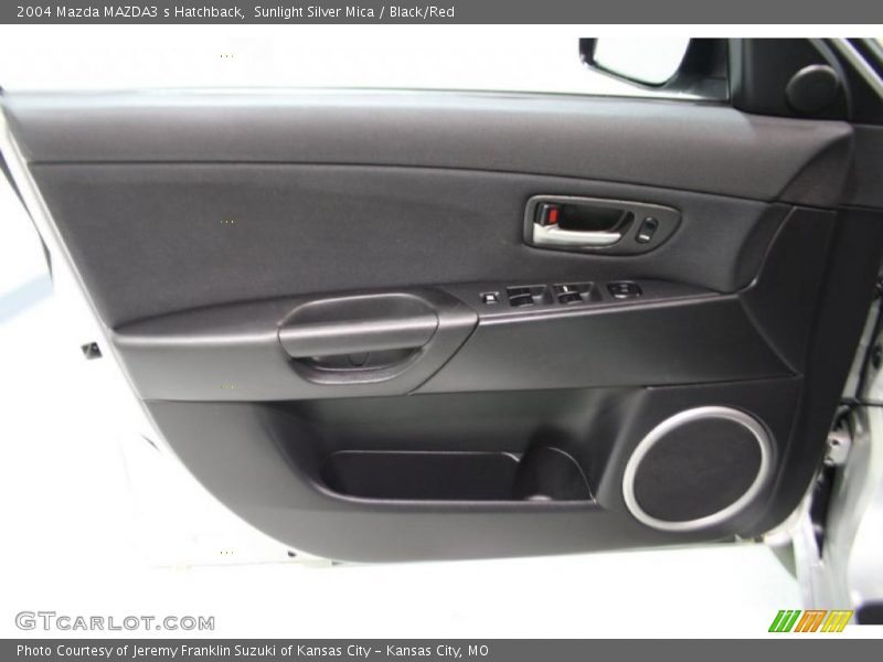 Sunlight Silver Mica / Black/Red 2004 Mazda MAZDA3 s Hatchback