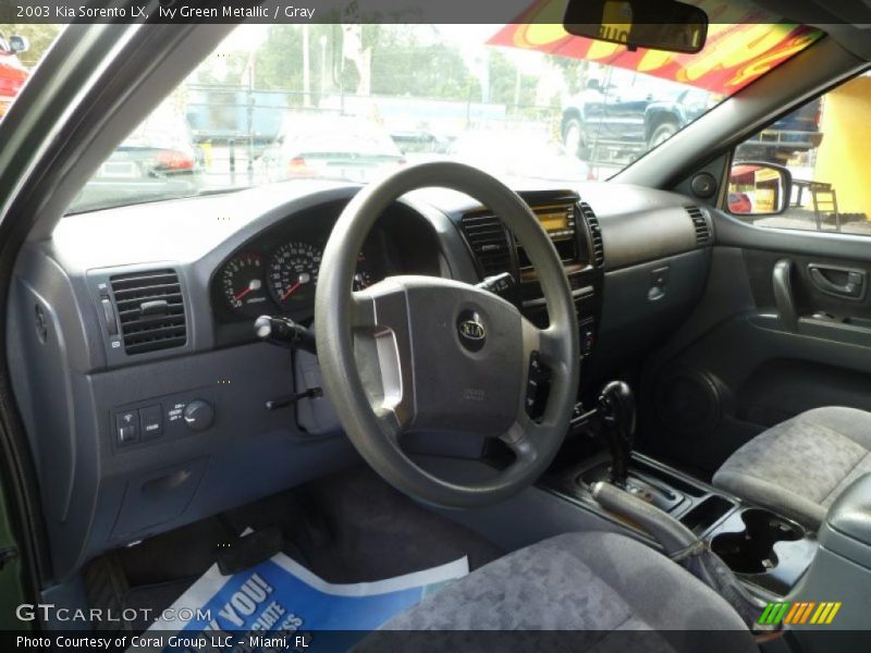  2003 Sorento LX Gray Interior