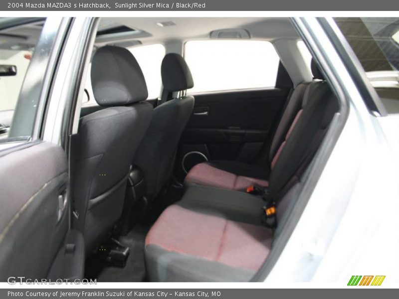 Sunlight Silver Mica / Black/Red 2004 Mazda MAZDA3 s Hatchback