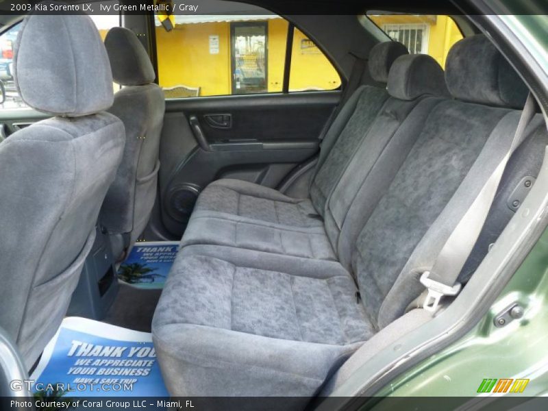  2003 Sorento LX Gray Interior