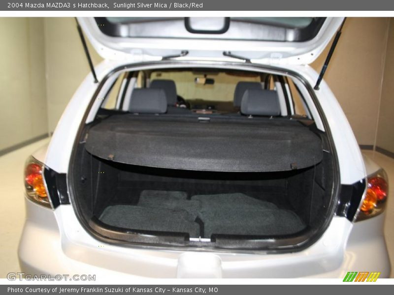 Sunlight Silver Mica / Black/Red 2004 Mazda MAZDA3 s Hatchback