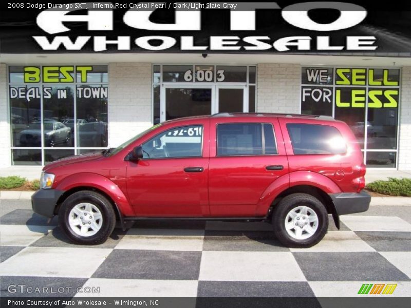 Inferno Red Crystal Pearl / Dark/Light Slate Gray 2008 Dodge Durango SXT