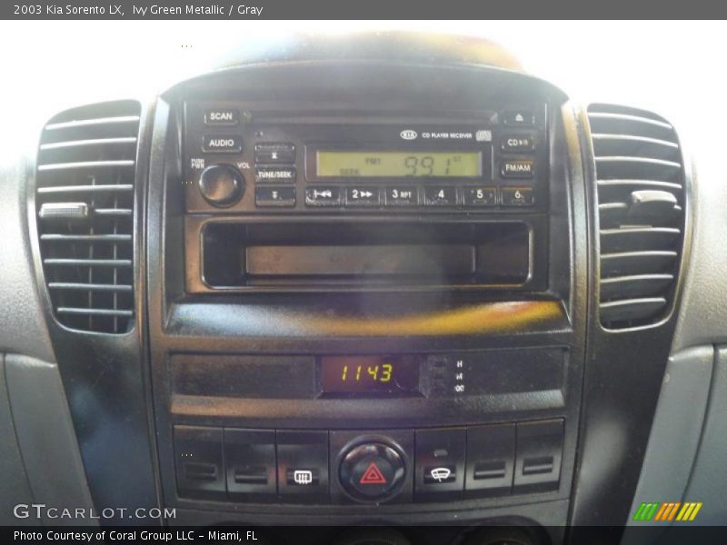 Controls of 2003 Sorento LX