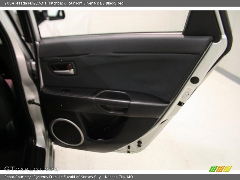Sunlight Silver Mica / Black/Red 2004 Mazda MAZDA3 s Hatchback