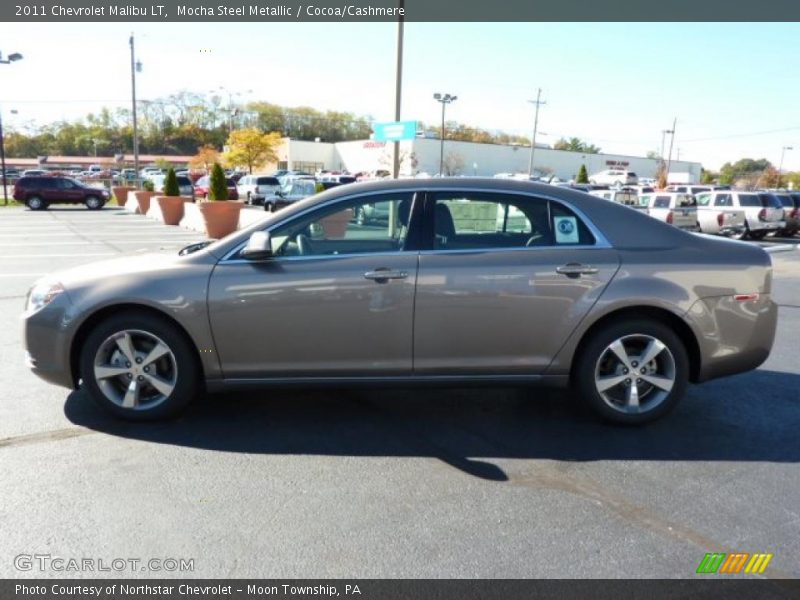 Mocha Steel Metallic / Cocoa/Cashmere 2011 Chevrolet Malibu LT