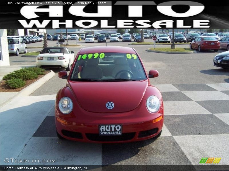 Salsa Red / Cream 2009 Volkswagen New Beetle 2.5 Coupe
