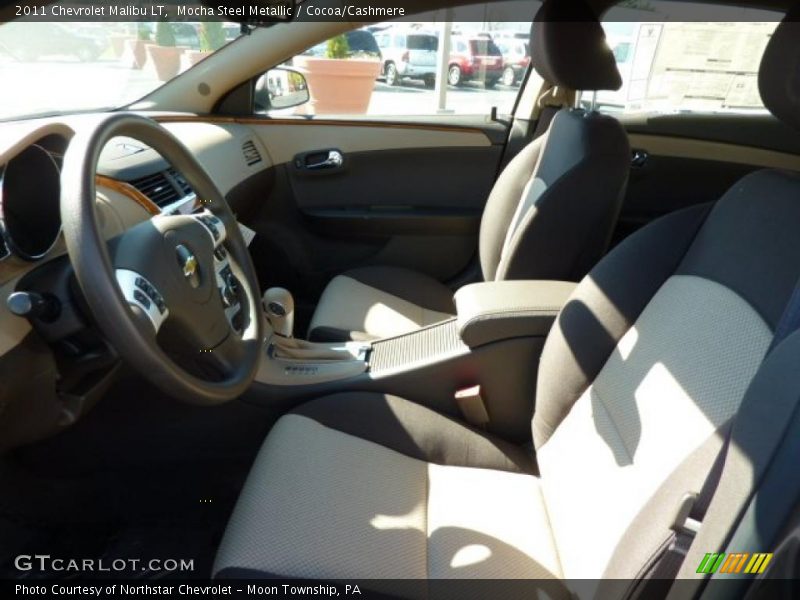 Mocha Steel Metallic / Cocoa/Cashmere 2011 Chevrolet Malibu LT