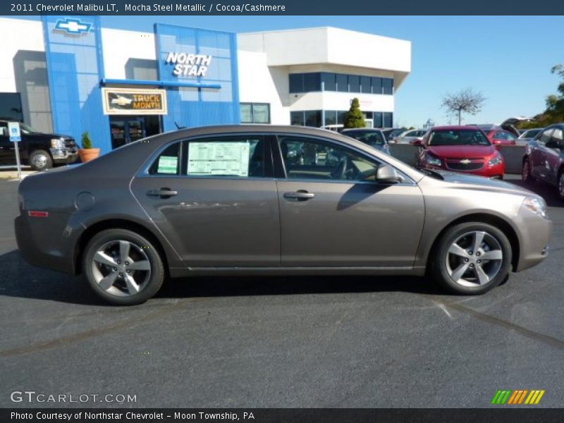 Mocha Steel Metallic / Cocoa/Cashmere 2011 Chevrolet Malibu LT