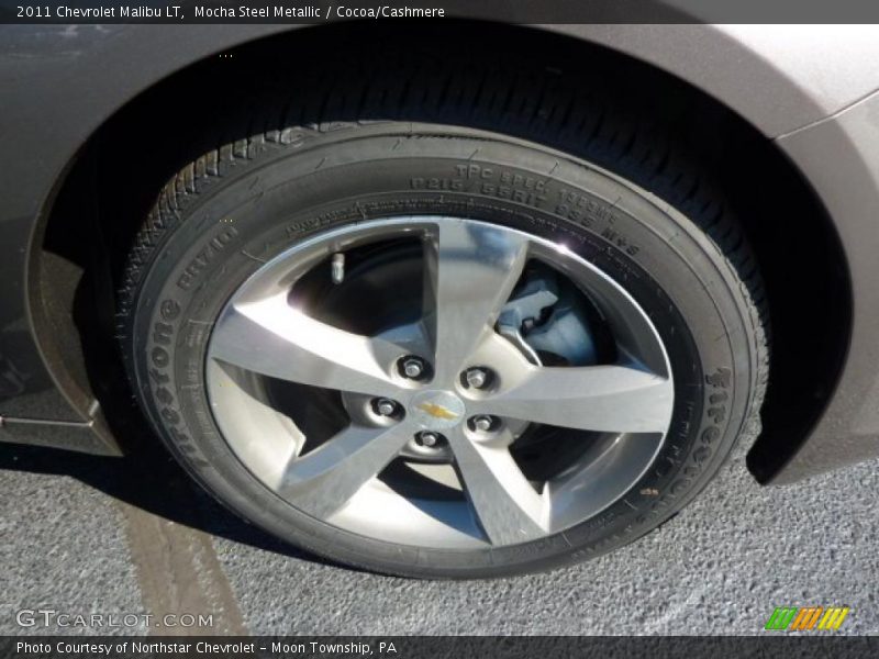 Mocha Steel Metallic / Cocoa/Cashmere 2011 Chevrolet Malibu LT