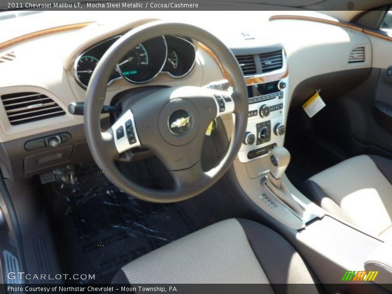 Mocha Steel Metallic / Cocoa/Cashmere 2011 Chevrolet Malibu LT