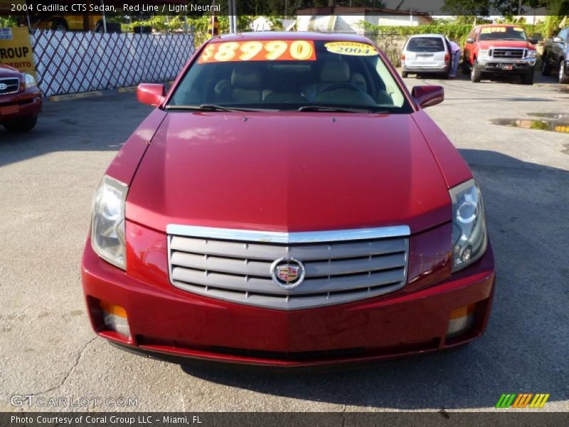 Red Line / Light Neutral 2004 Cadillac CTS Sedan