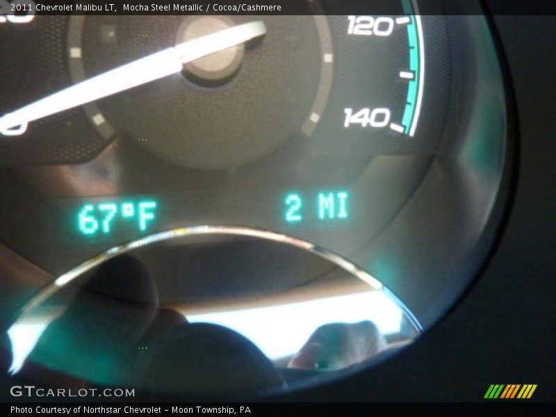 Mocha Steel Metallic / Cocoa/Cashmere 2011 Chevrolet Malibu LT