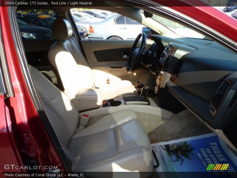Red Line / Light Neutral 2004 Cadillac CTS Sedan