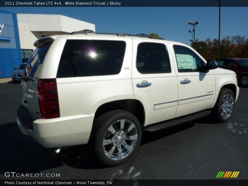 White Diamond Tricoat / Ebony 2011 Chevrolet Tahoe LTZ 4x4