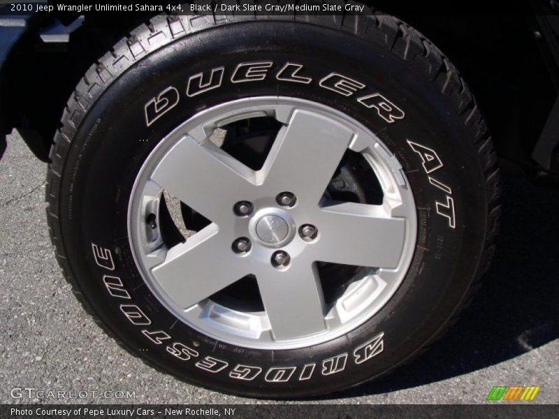Black / Dark Slate Gray/Medium Slate Gray 2010 Jeep Wrangler Unlimited Sahara 4x4