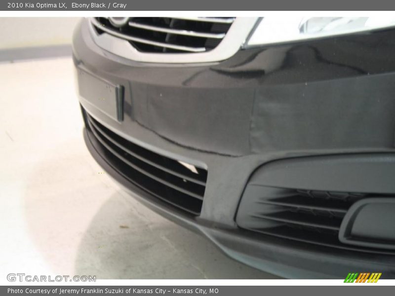 Ebony Black / Gray 2010 Kia Optima LX