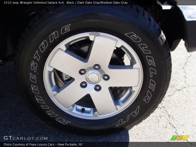 Black / Dark Slate Gray/Medium Slate Gray 2010 Jeep Wrangler Unlimited Sahara 4x4