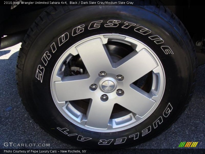 Black / Dark Slate Gray/Medium Slate Gray 2010 Jeep Wrangler Unlimited Sahara 4x4