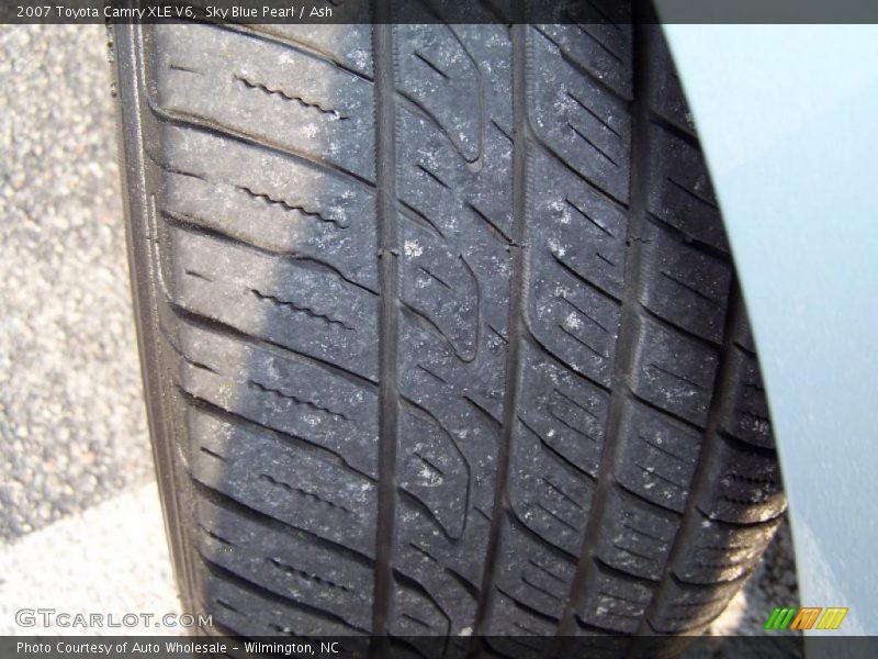 Sky Blue Pearl / Ash 2007 Toyota Camry XLE V6