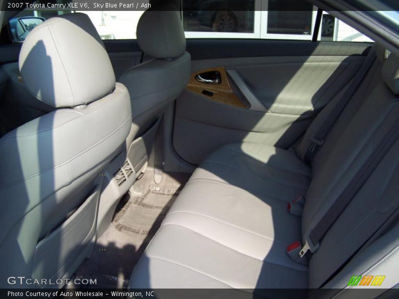 Sky Blue Pearl / Ash 2007 Toyota Camry XLE V6
