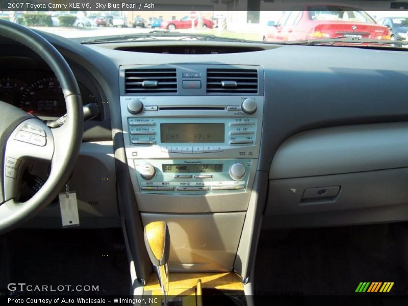 Sky Blue Pearl / Ash 2007 Toyota Camry XLE V6