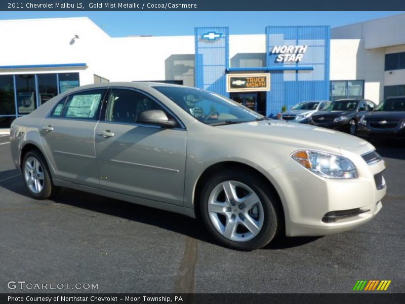 Gold Mist Metallic / Cocoa/Cashmere 2011 Chevrolet Malibu LS