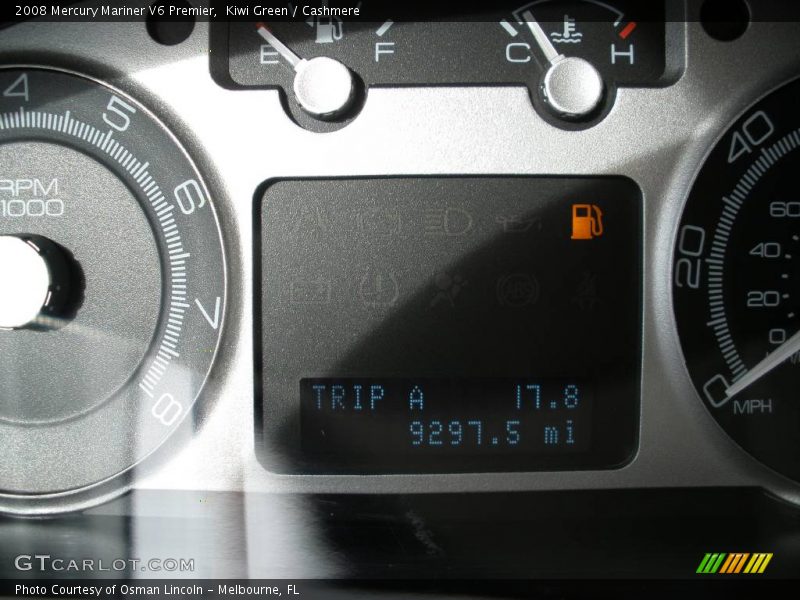 Kiwi Green / Cashmere 2008 Mercury Mariner V6 Premier